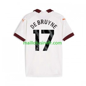 Maillot de Foot Manchester City Kevin De Bruyne 17 Extérieur 2023-24